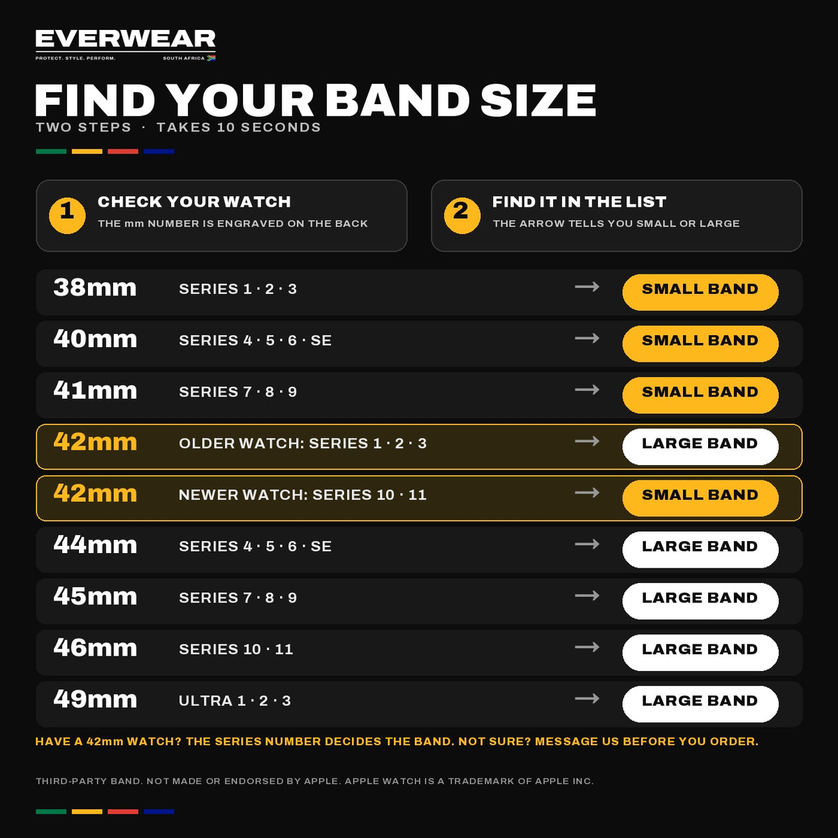 Silicone Sport Band | For Apple Watch